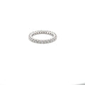 2.5CTW Lab-Grown Diamond Eternity Ring | 14KT White Gold Classic Band
