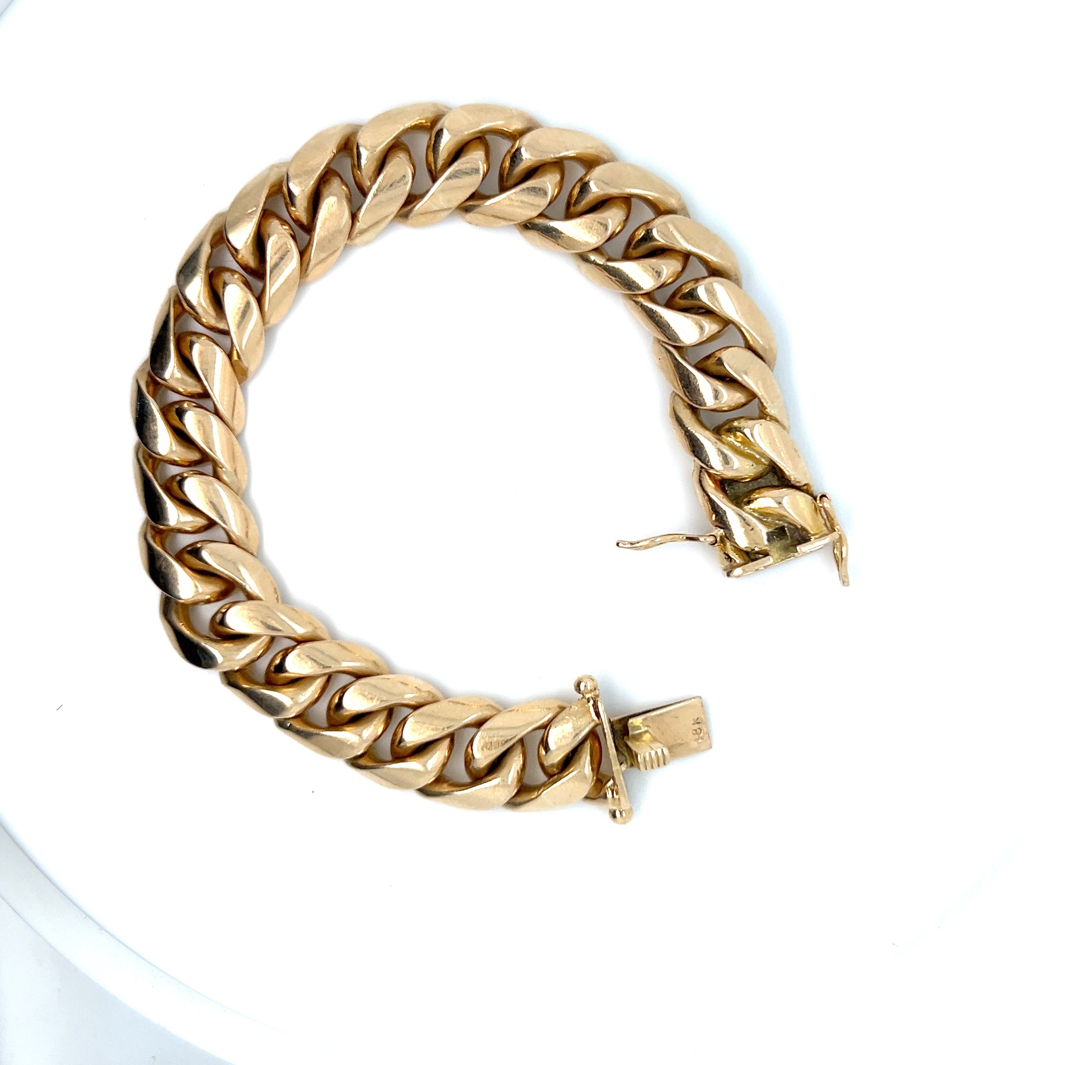 101 grams Solid 18KT gold bracelet