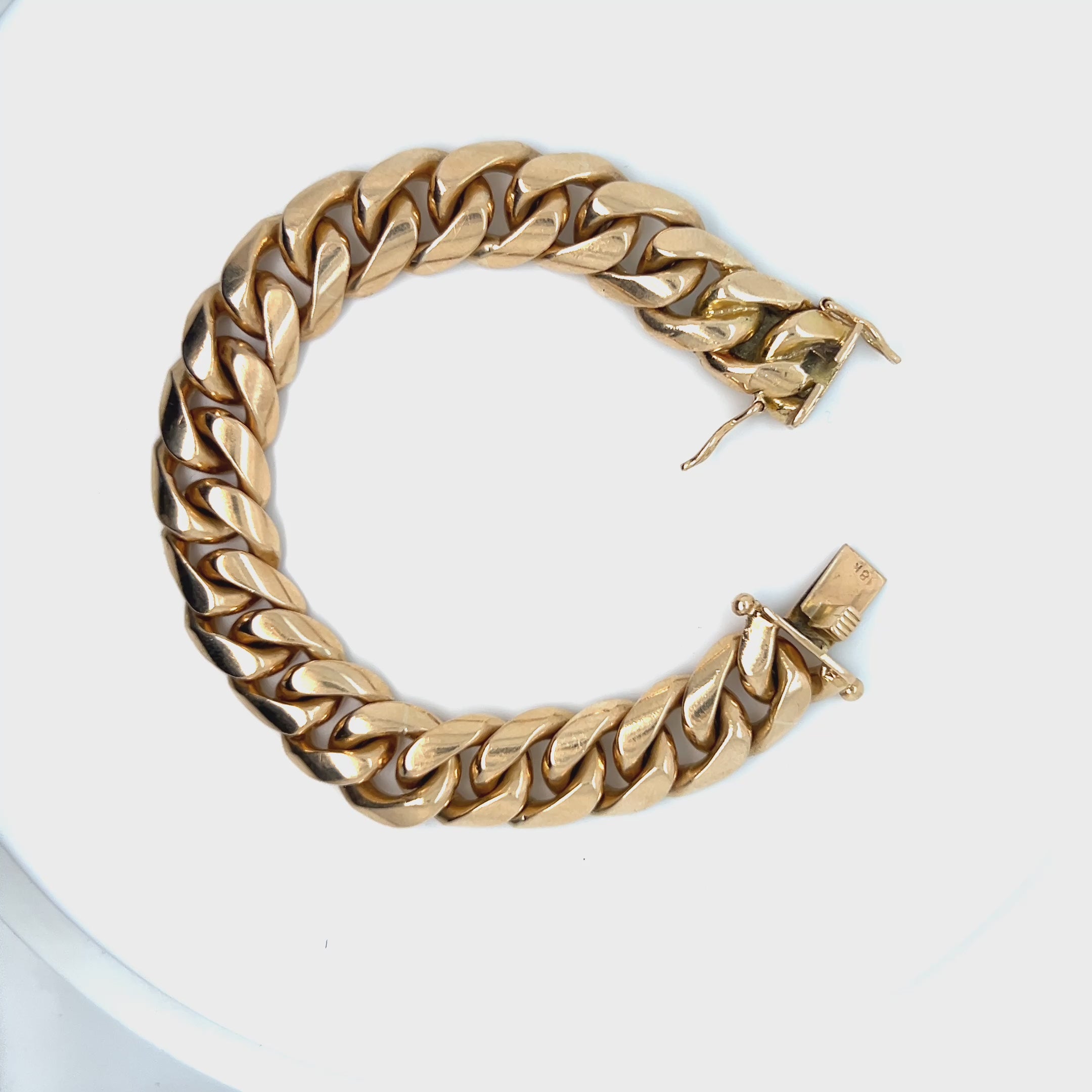 101 grams Solid 18KT gold bracelet